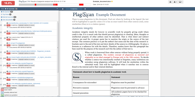 How to check plagiarism percentage for free