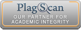 The image shows our cooperation with the online plagiarism detection service PlagScan